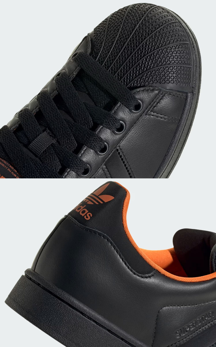 スニーカー adidas Superstar II Black Orange JS2834 adidas Originals SUPERSTAR II MEN'S SHOES JS2834 ORANGE