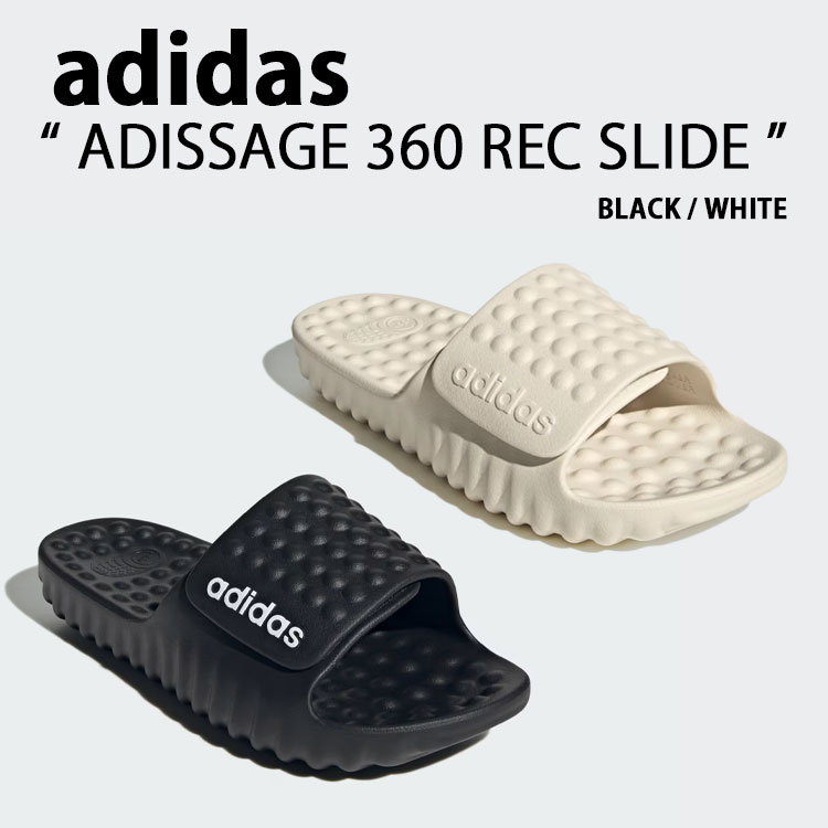 ★adidas★大人気★ADISSAGE 360 REC SLIDE★追跡可 adidas Adissage 360rec Slides - Black | Free Shipping with