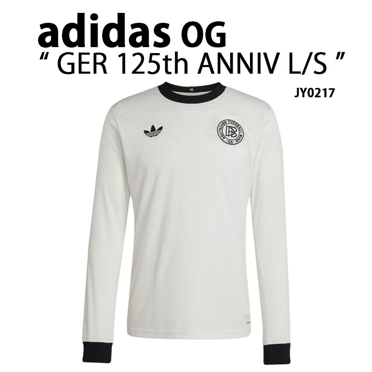 adidas originals アディダス 長袖ジャージ Tシャツ GERMANY 125th ANNIVERSARY L/SR JERJEY JY0217 WHITE ドイツ代表 125周年記念モデル adidas（アディダス） adidas originals 長袖ジャージ Tシャツ GERMANY