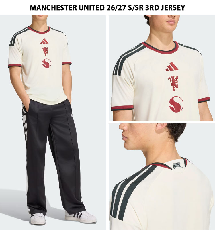 adidas（アディダス） マンUユニ 半袖 ジャージ Tシャツ MANCHESTER