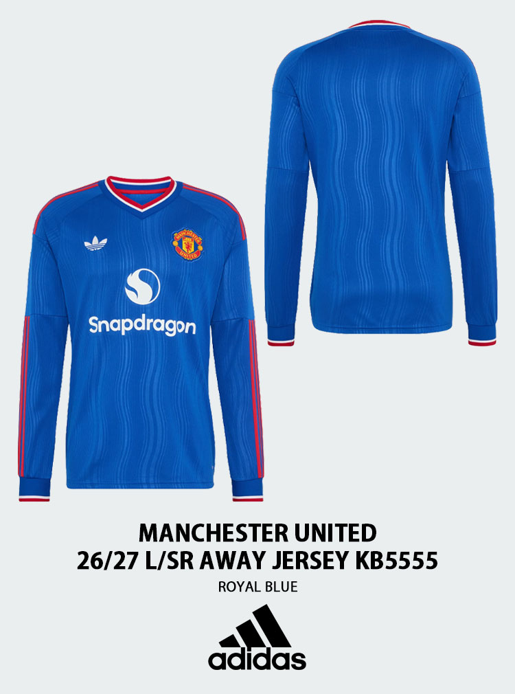 adidas（アディダス） マンUユニ 長袖 ジャージ Tシャツ MANCHESTER