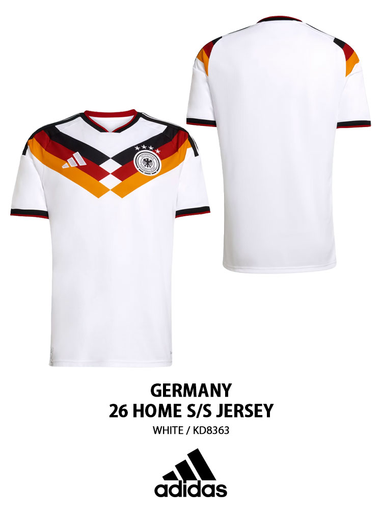 adidas（アディダス） 半袖 ジャージ Tシャツ GERMANY 26 HOME S/S
