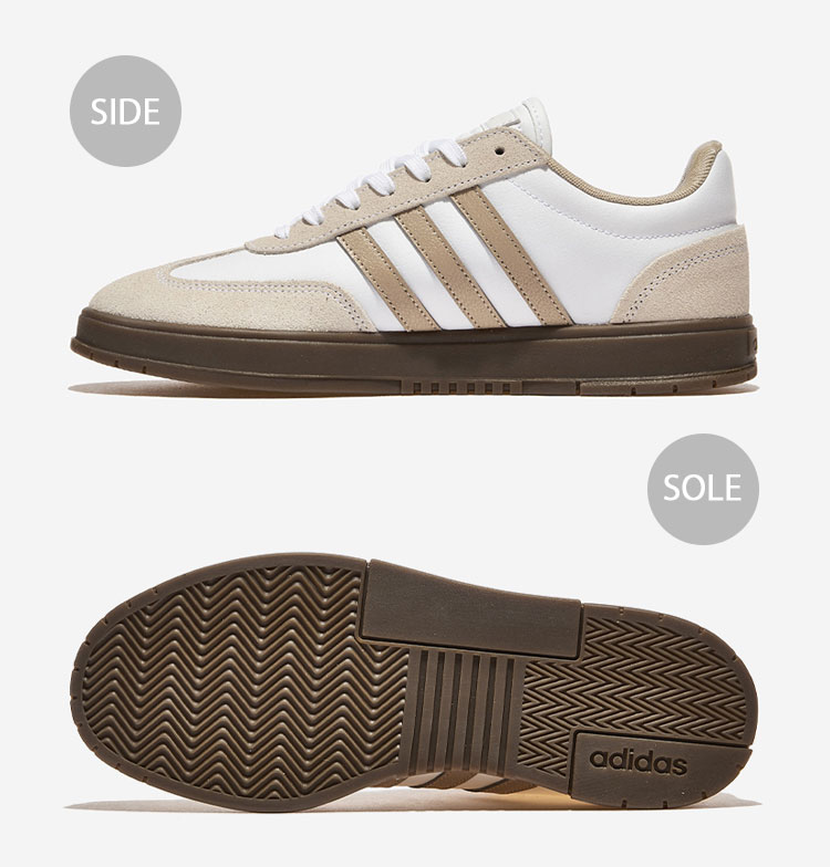 adidas（アディダス） スニーカー GRADAS KJ0860 WHITE BROWN シューズ