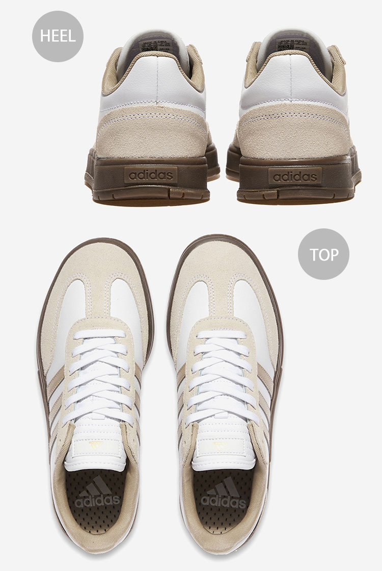 adidas（アディダス） スニーカー GRADAS KJ0860 WHITE BROWN シューズ