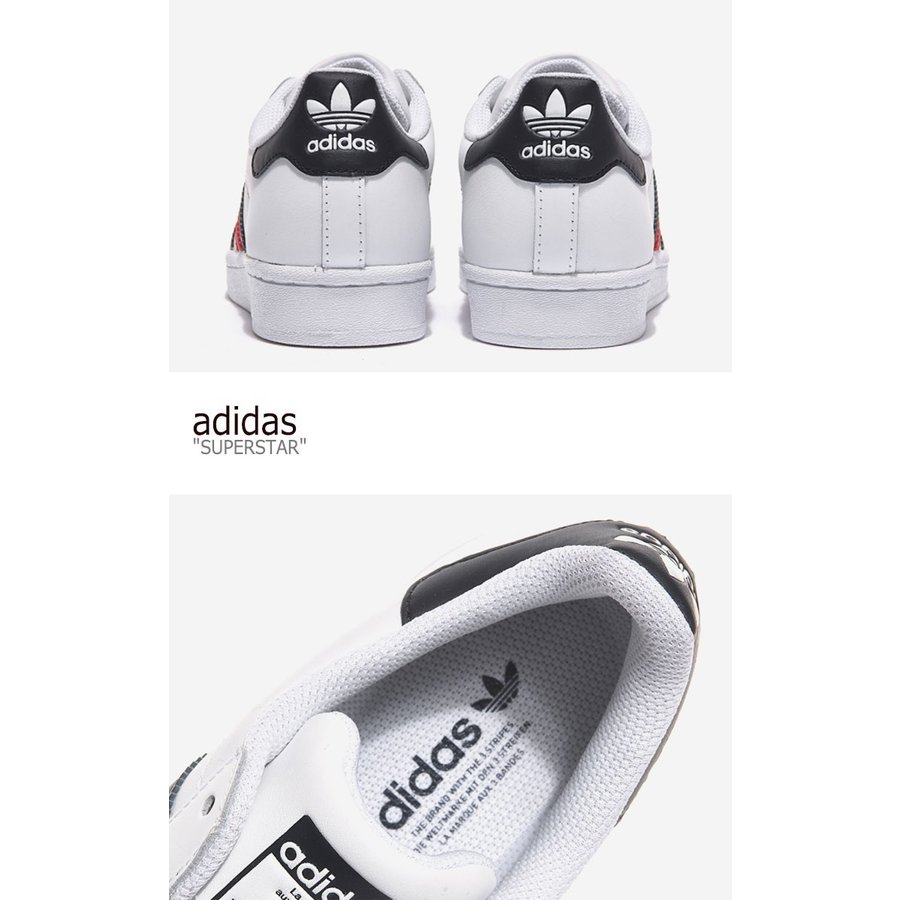 adidas SUPERSTAR ホワイト/ブラック/レッド adidas アディダス スニーカー SUPERSTAR ホワイト ブラック