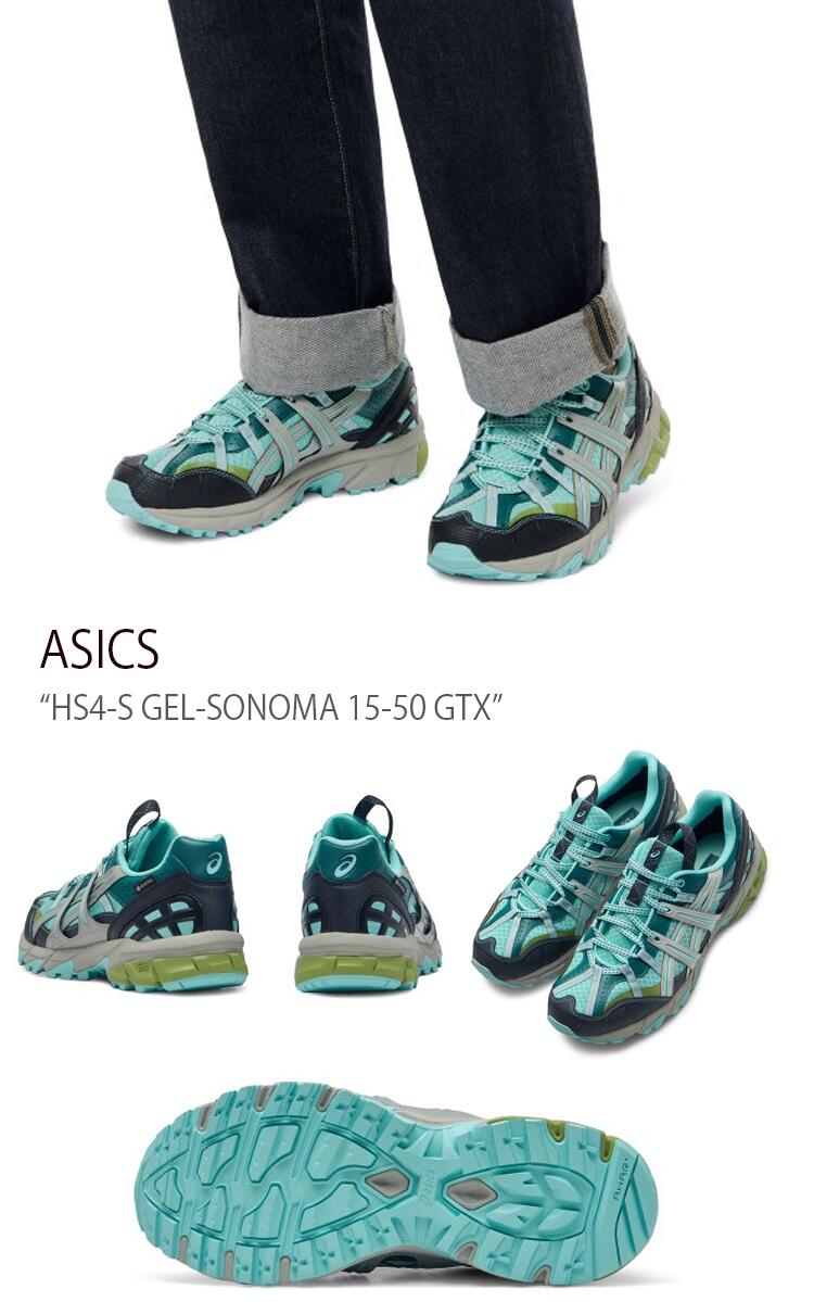 ASICS アシックス スニーカー HS4-S GEL-SONOMA 15-50 GTX ARUBA BLUE BLUE GRAPHITE  HS4-Sゲルソノマ15-50 GTX アルバブルー ブルーグラファイト 1201A440-301