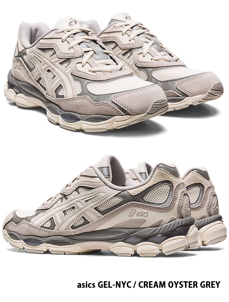 ASICS（アシックス） スニーカー シューズ GEL-NYC CREAM OYSTER GREY