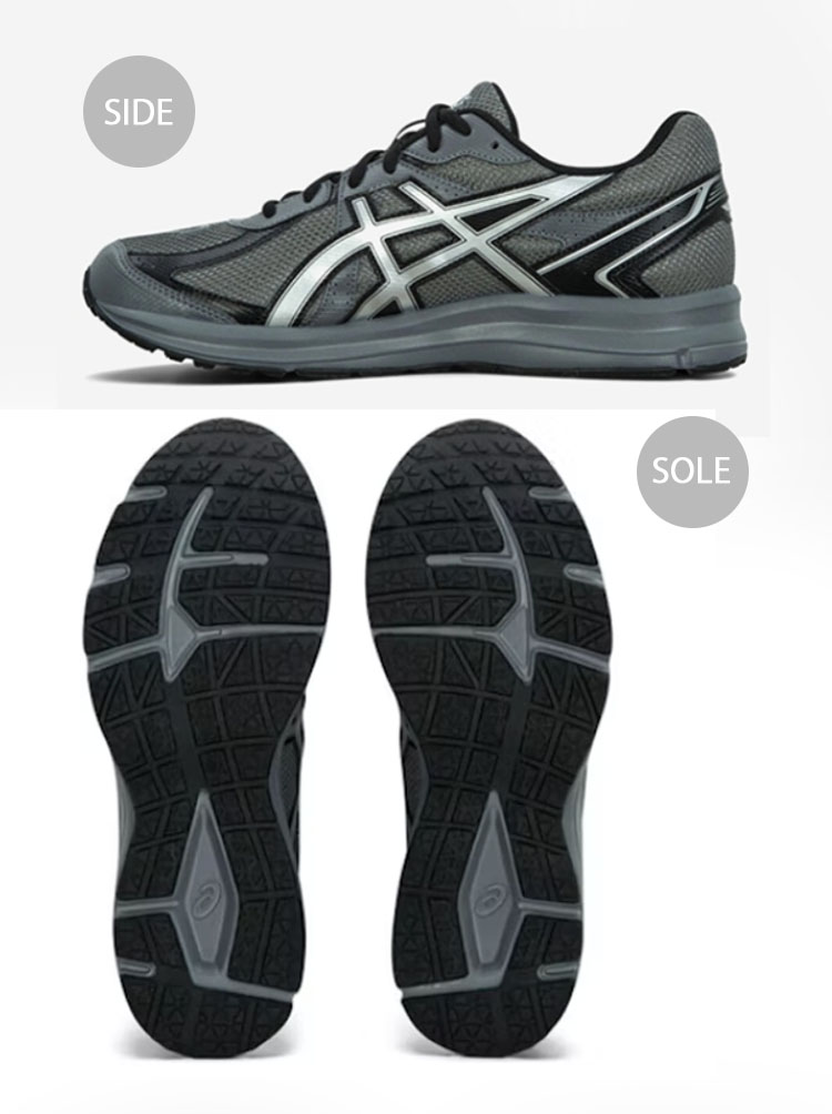 ASICS asics アシックス スニーカー JOG 100S STEEL GRAY SILVER