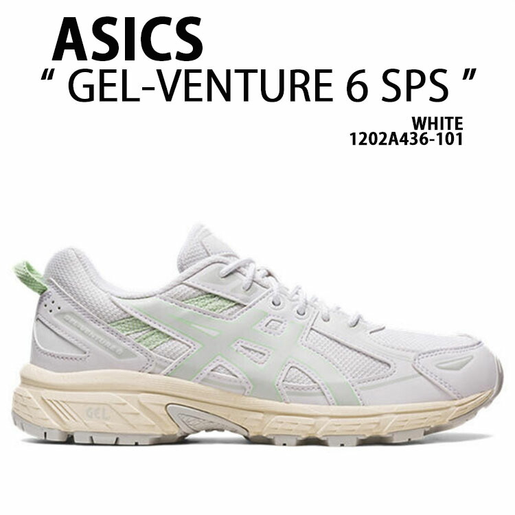 asics アシックス スニーカー GEL-VENTURE 6 SPS ゲルベンチャー WHITE 1202A436-101 シューズ  ランニングシューズ トレイルシューズ メンズ レディース