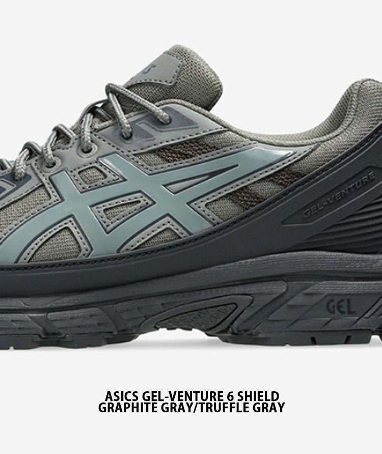 【ASICS】 Gel-Venture 6 Shield Graphite★送料・関税込★ Shop Asics GEL-VENTURE 6 Shield 1203A474-020 grey | SNIPES USA