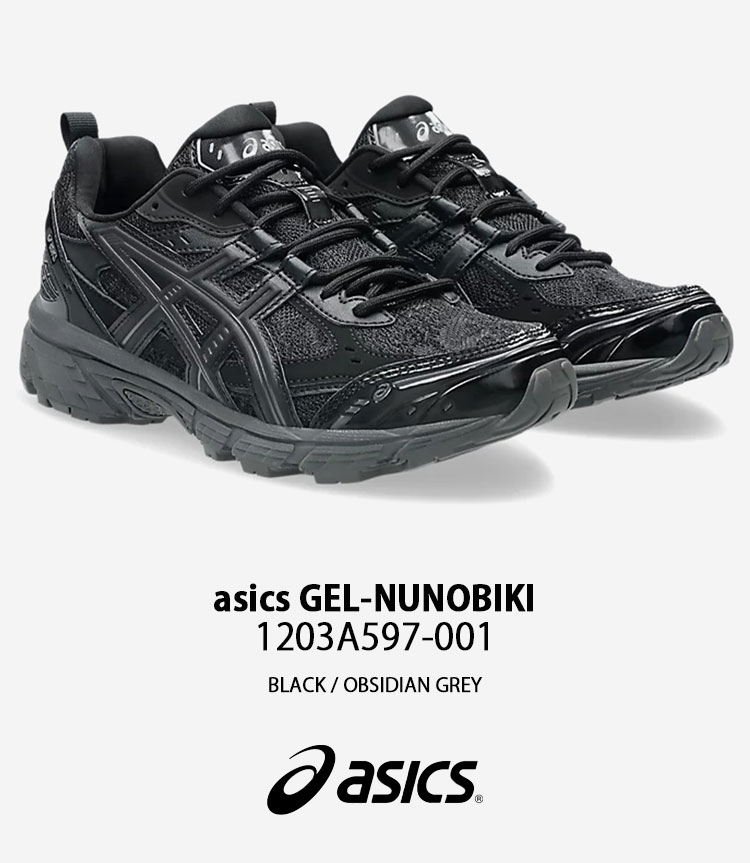 ASICS（アシックス） スニーカー GEL-NUNOBIKI BLACK GREY 1203A597