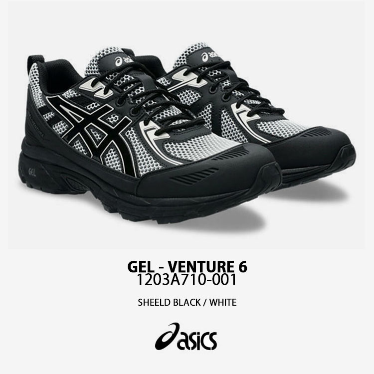 ASICS★Asics Gel-Venture 6 White Black★送料・関税込★ アシックス（ASICS）（メンズ、レディース）スニーカー スポーツ