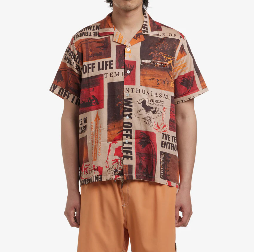 DEUS EX MACHINA（デウスエクスマキナ） プリントシャツ WAY OFF SHIRT