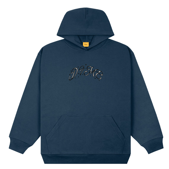 Dime ダイム パーカー  SPARKLE HOODIE INDIGO スパークルフーディー インディゴ メンズ レディース DIMKFSW009｜snkrs-aclo｜02