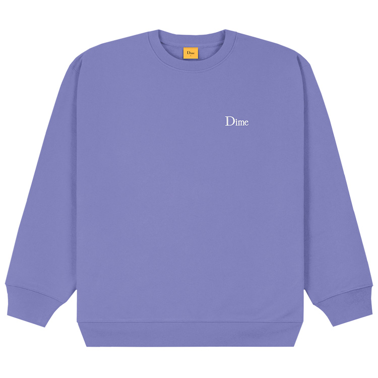 Dime ダイム スウェット CLASSIC SMALL LOGO CREWNECK PURPLE ...