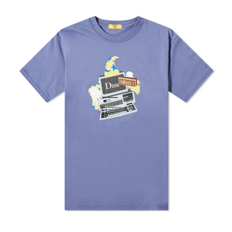 Dime ダイム Tシャツ FIREWALL T-SHIRT PURPLE クラシックスモールロゴTシャツ パープル 半袖 メンズ レディース DIMKSTE005-PP｜snkrs-aclo｜02
