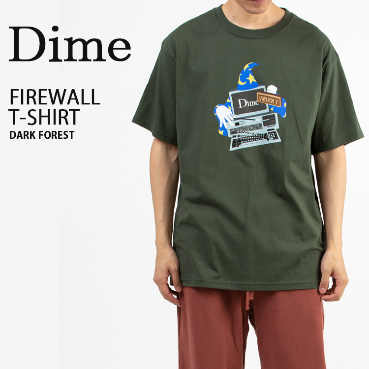 Dime ダイム Tシャツ FIREWALL T-SHIRT DARK FOREST クラシック