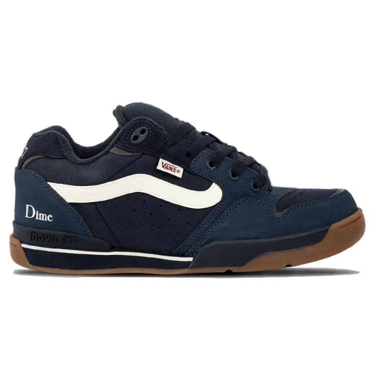 Dime ダイム VANS バンズ スニーカー DIME X VANS ROWLEY XLT NAVY シューズ バンズローリー コラボスニーカー ネイビー スケボーシューズ VN000CMWNVY1｜snkrs-aclo｜02