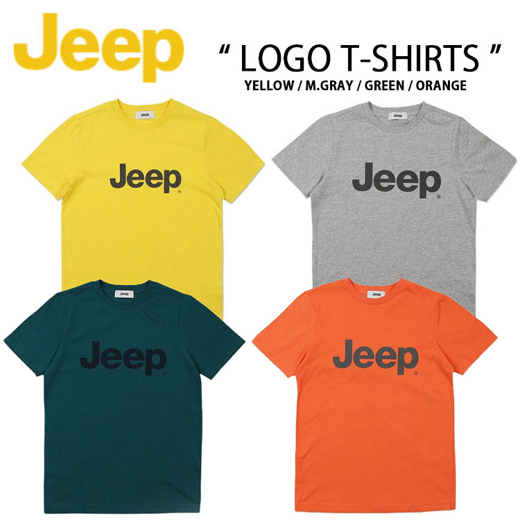 ☆韓国の人気☆【JEEP】☆Iconic SLUB T-SHIRT.S☆Tシャツ☆ Jeep ジープ Tシャツ カットソー Logo T-shirts ロゴTシャツ
