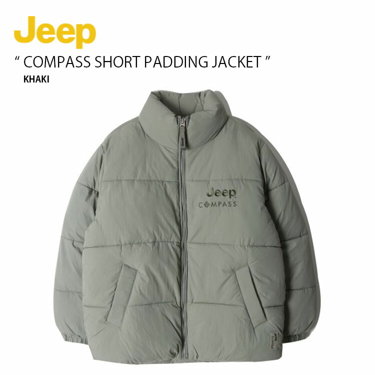 Jeep ジープ パディングジャケット COMPASS SHORT PADDING JACKET コンパス ショート パディング ジャケット  スタンドネック メンズ レディース GL4JPU291KH