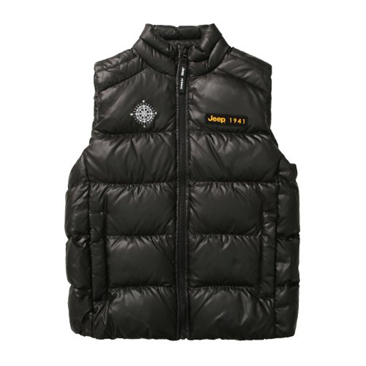 Jeep ジープ ダウンベスト HALF-NECK VEST JUMPER ハーフネック ベスト ジャンパー ダウン スタンドネック メンズ  レディース 男性用 女性用 JM4JPU692