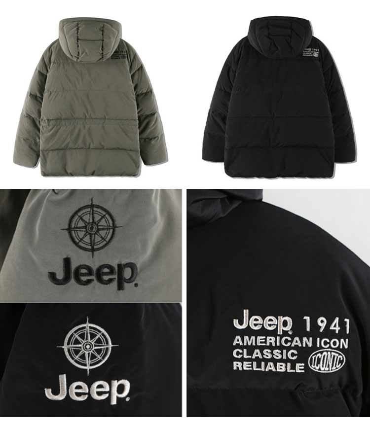 Jeep ジープ ダウンジャケット ICONIC OUT POCKET DOWN JUMPER アイ
