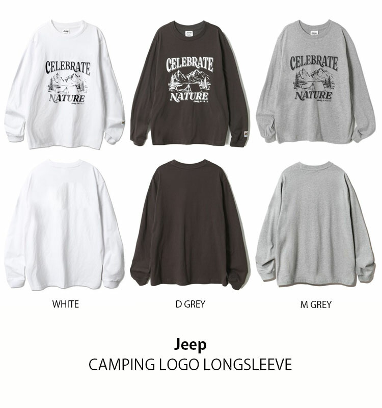 Jeep ジープ ロンT CAMPING LOGO LONGSLEEVE キャンピング ロゴ