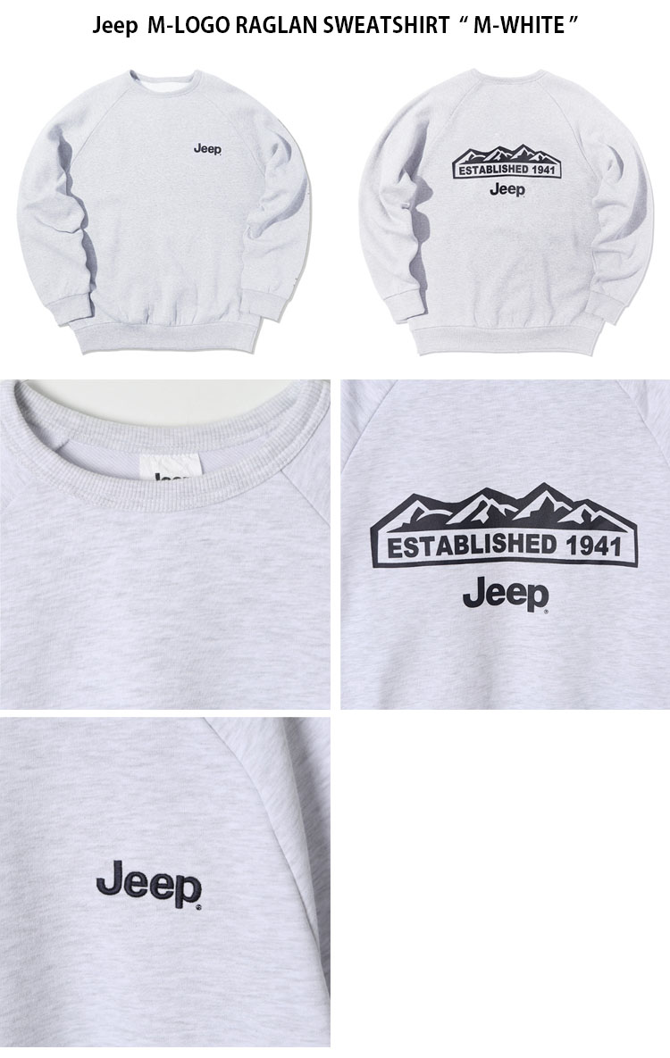 ●JEEP●RETRO TRI-LOGO SWEAT ロゴスウェット 長袖 男女兼用 楽天市場】Jeep ジープ スウェット MOUNTAIN LOGO SWEAT T-SHIRT