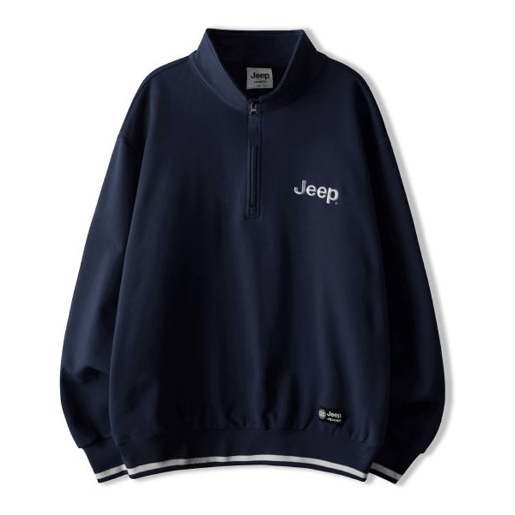 Jeep ジープ スウェット M LOGO LINE HALF NECK SWEAT ロゴ