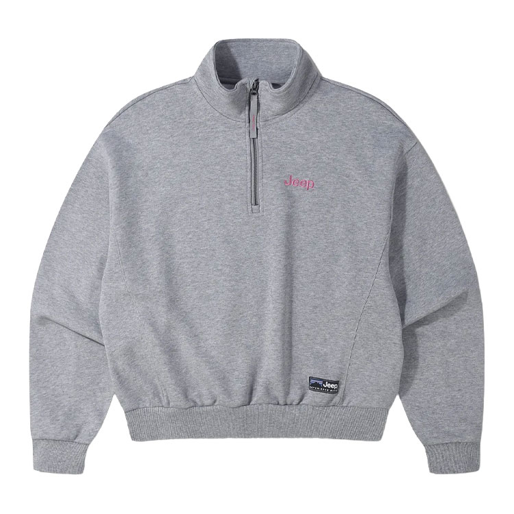 Jeep ジープ レディース スウェット HALF ZIP-UP M-LOGO WOMEN MTM