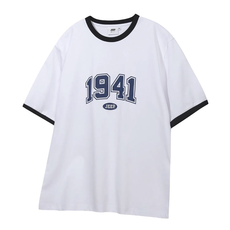 Jeep ジープ 半袖 Tシャツ 1941 ARCH BIG LOGO RINGER S/S TEE アーチ