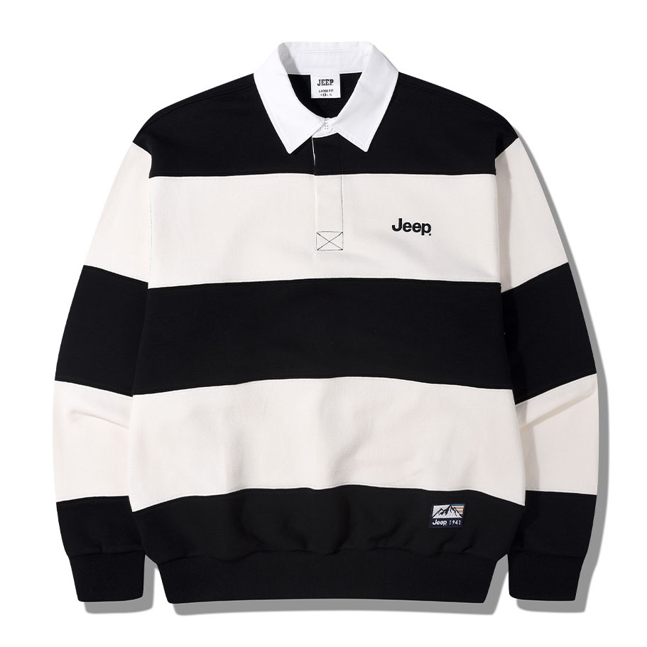 Jeep ジープ スウェット ラグビースウェット ボーダー柄 1941 STRIPE
