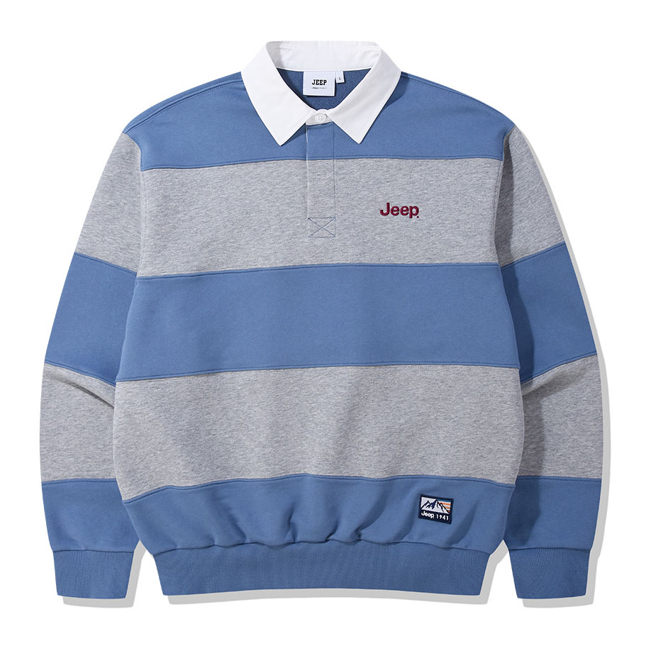 Jeep ジープ スウェット ラグビースウェット ボーダー柄 1941 STRIPE