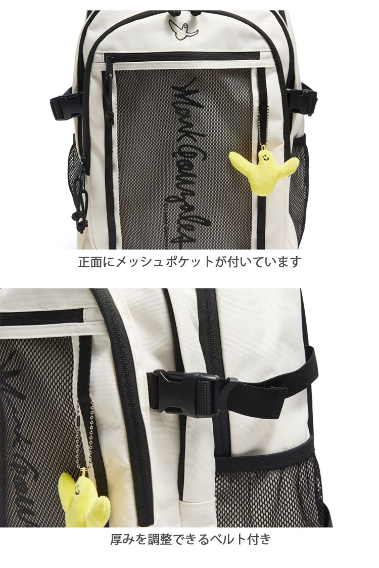 【マゼンタ強め様☆専用】日本製★シーガル 3×2mm/バックジップ Mark Gonzales マークゴンザレス バックパック 韓国ブランド ANGEL
