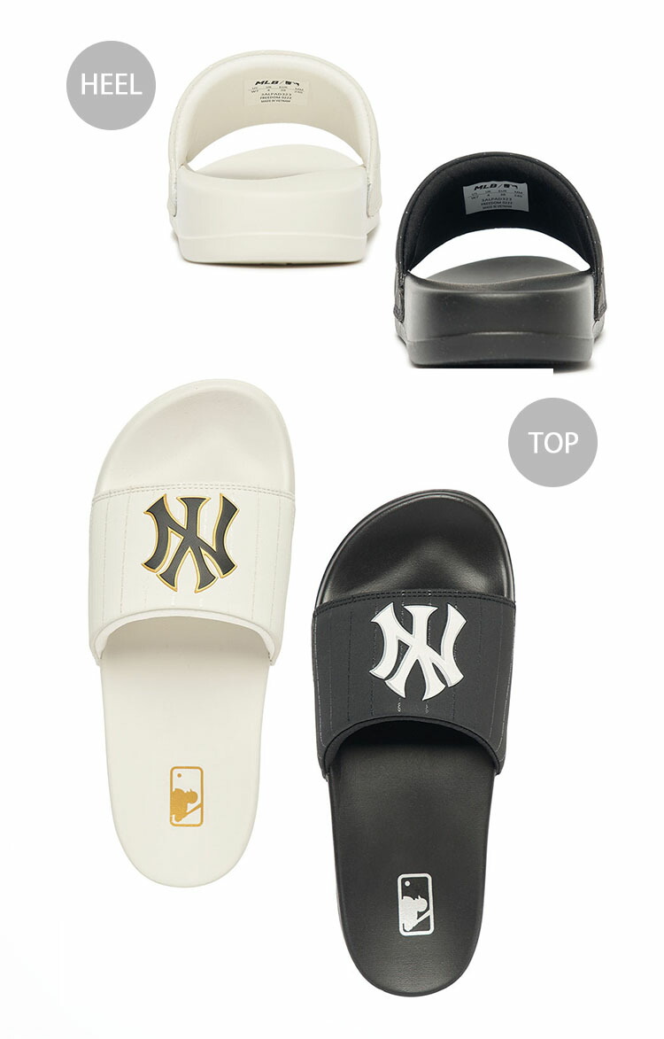 MLB サンダル スライドサンダル NEW MOUND SLIPPER SANDAL NYY ニューヨーク ヤンキース シャワーサンダル スリッパー  WHITE BLACK 韓国 ロゴ 3ALPAD323-50BKS : mlb-3alpad323 : セレクトショップ a-clo - 通販 -  Yahoo!ショッピング