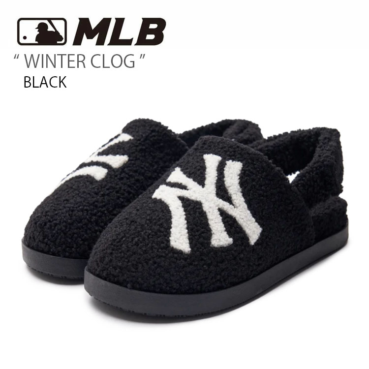 MLB エムエルビー サンダル MLB WINTER CLOG BLACK ウィンター