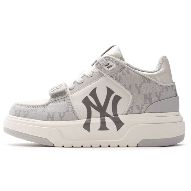 MLB エムエルビー スニーカー CHUNKY LINER MID DENIM MONOGRAM チャンキー ライナー ミッド デニム モノグラム  ヤンキース 厚底スニーカー 3ASXCDN3N-50GRS