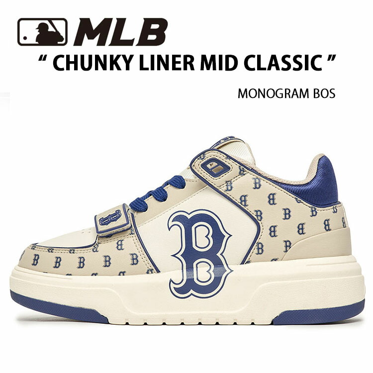 MLB スニーカー CHUNKY LINER MID CLASSIC BOS 厚底スニーカー