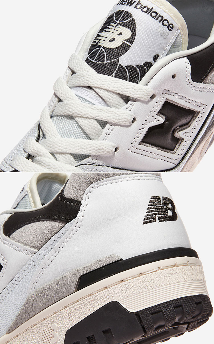 New Balance ニューバランス スニーカー BB550GWB WHITE BLACK