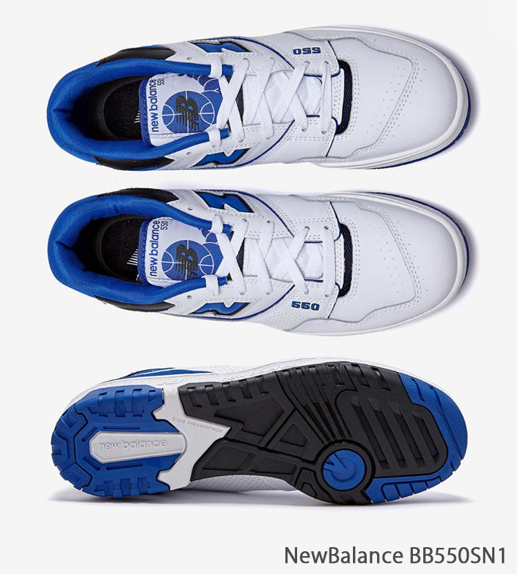 New Balance（ニューバランス） スニーカー 550 BB550SN1 BLUE WHITE