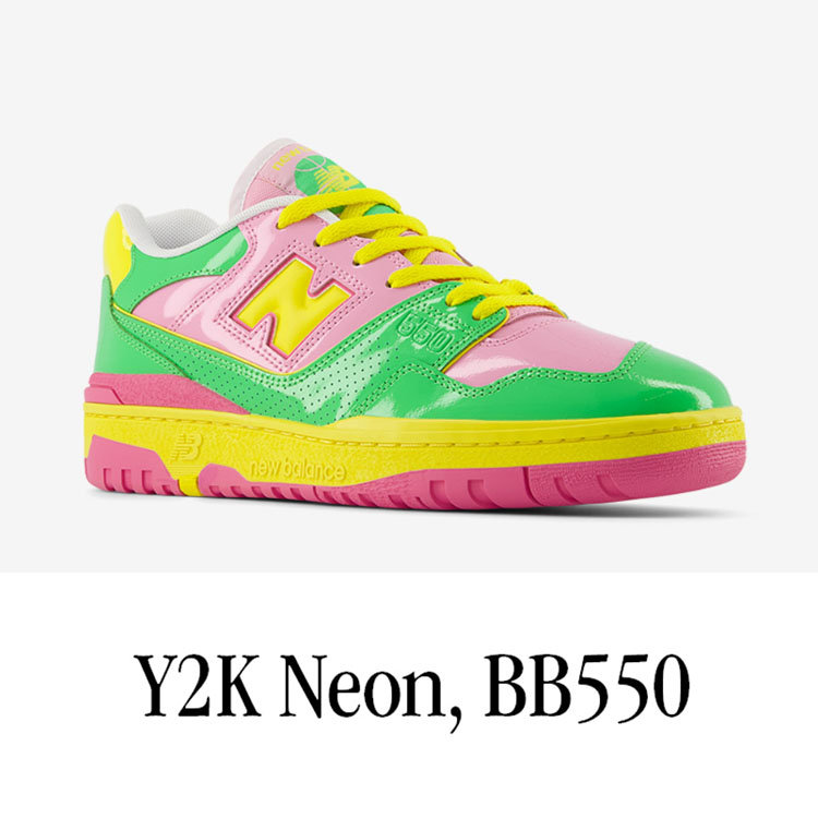 全国送料無料の通販 New Balance ニューバランス スニーカー BB550YKA NEON GREEN ウェア