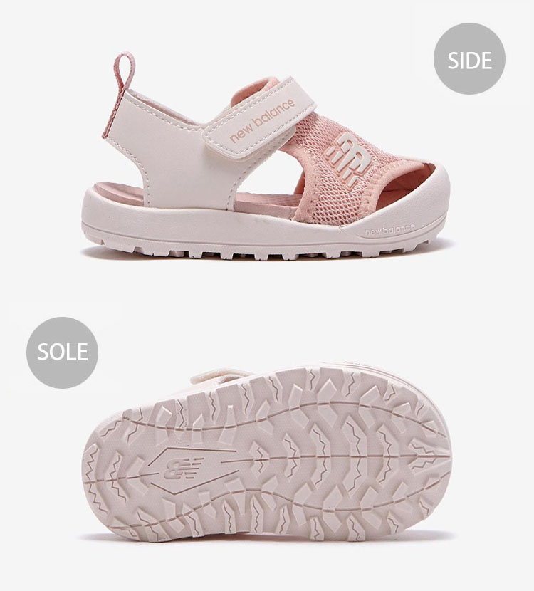 New Balance ニューバランス キッズ サンダル NewBalance 8810 PINK キッズシューズ ピンク ベルクロ メッシュ  K8810P3I ベビー用 キッズ用 子供用