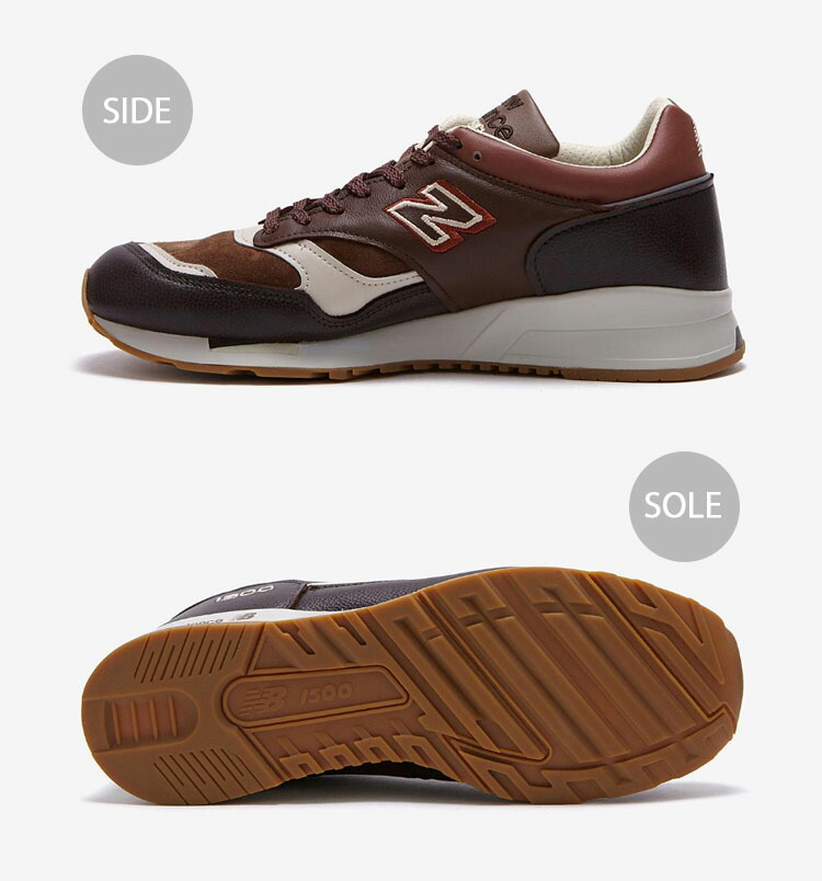 New Balance ニューバランス スニーカー M1500GBI BROWN WHITE MADE IN UK ブラック シューズ スウェード  レザー 本革 ブラウン ベージュ NEWBALANCE1500