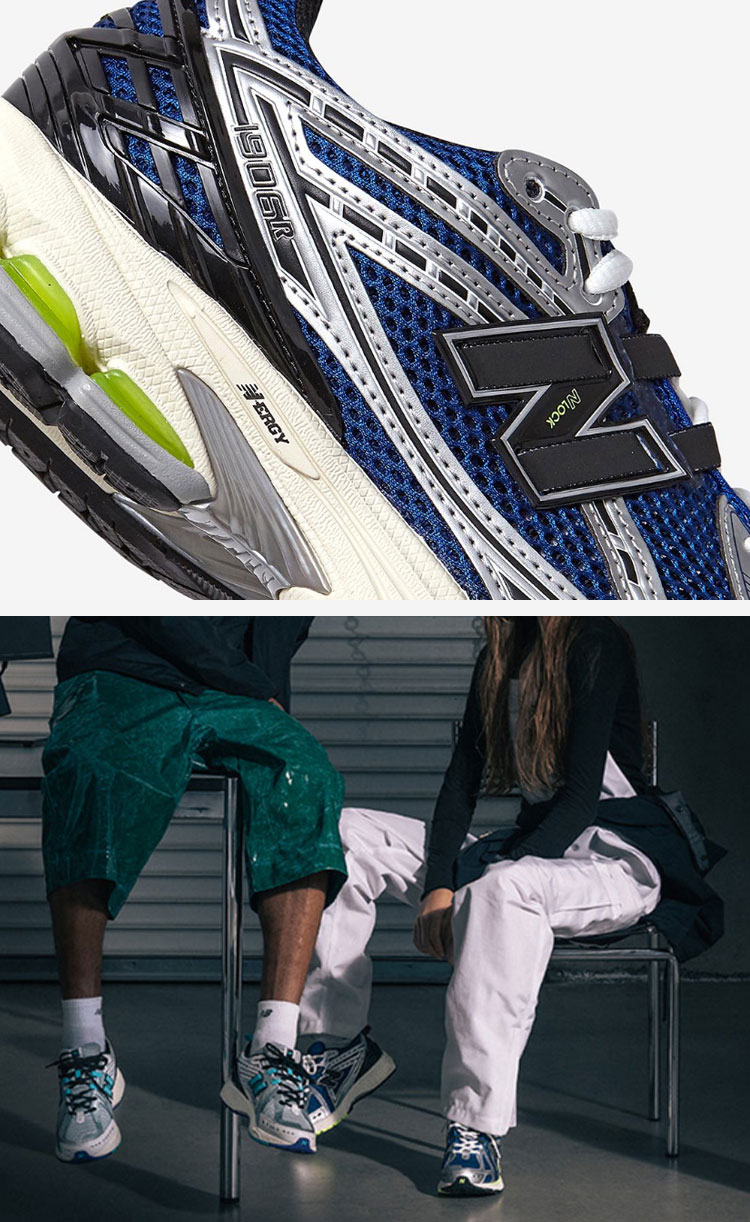 New Balance ニューバランス スニーカー M1906 M1906RCE BLUE SILVER ブルー シルバー シューズ レザー 本革  メンズ レディース