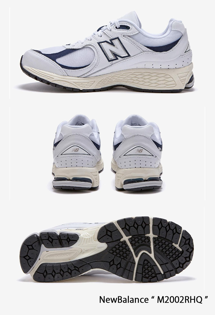 New Balance ニューバランス スニーカー 2002 M2002RHQ WHITE NAVY 