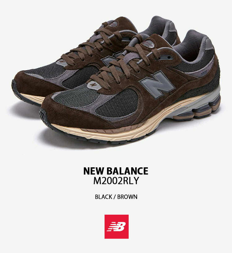 New Balance ニューバランス スニーカー M2002 M2002RLY BLACK BROWN