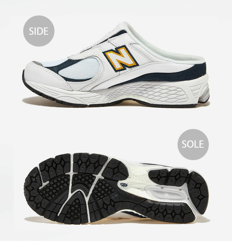 New Balance ニューバランス ミュール M2002RMO NEWBALANCE M2002R シューズ WHITE NAVY  ミュールシューズ ホワイト ネイビー メンズ レディース