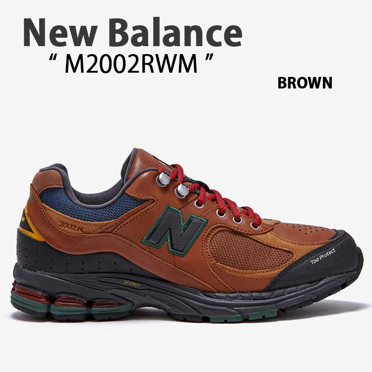 New Balance ニューバランス スニーカー M2002EWM BROWN レザー 本革