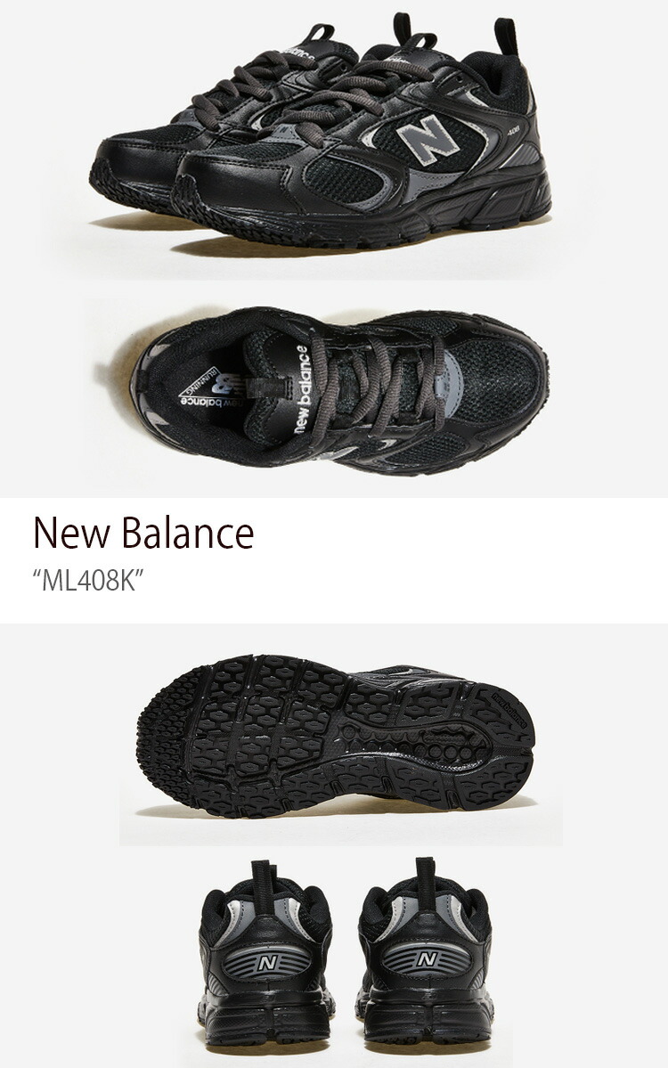 New Balance ニューバランス スニーカー 408 BLACK メンズ