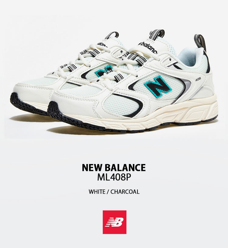 New Balance ニューバランス スニーカー NEWBALANCE ML408 ML408P WHITE GRAY シューズ ホワイト グレー  メンズ レディース